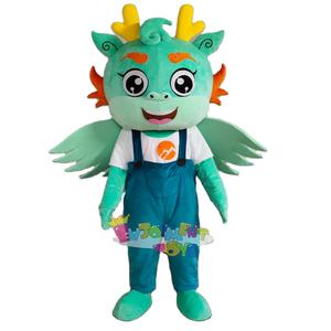 Capa profesional de dibujos animados lindo dragón con alas mascota <span class=keywords><strong>disfraz</strong></span> dibujos animados caminando <span class=keywords><strong>Animal</strong></span> <span class=keywords><strong>marino</strong></span> mascota <span class=keywords><strong>disfraz</strong></span> para la venta - Product Image 1