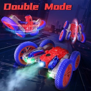 Amazons gran oferta coche de Control remoto de doble cara Drift Stunt Car Led carta luz Control remoto brazo oscilante cara 360 Coche - Product Image 2