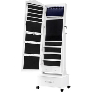 פניקס בית מותאם אישית עץ תכשיטי ארון יוקרה תכשיטי ארון תכשיטי אחסון ארון מראה - Product Image 4