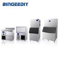 Machine à glaçons automatique industrielle, générateur de glace commercial pour les entreprises, distributeur de glace de 30 à 908 kg