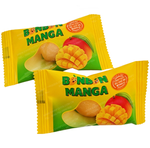 Bonbons en gros Bonbon <span class=keywords><strong>Manga</strong></span> Gummy <span class=keywords><strong>Candy</strong></span> saveur fruitée douce en forme de mangue, bonbons mous emballés individuellement, confiserie - Product Image 3