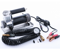 Gonfleur de pneus robuste 12v Pompe à air comprimé portable, Compresseur d'air pour pneus portable