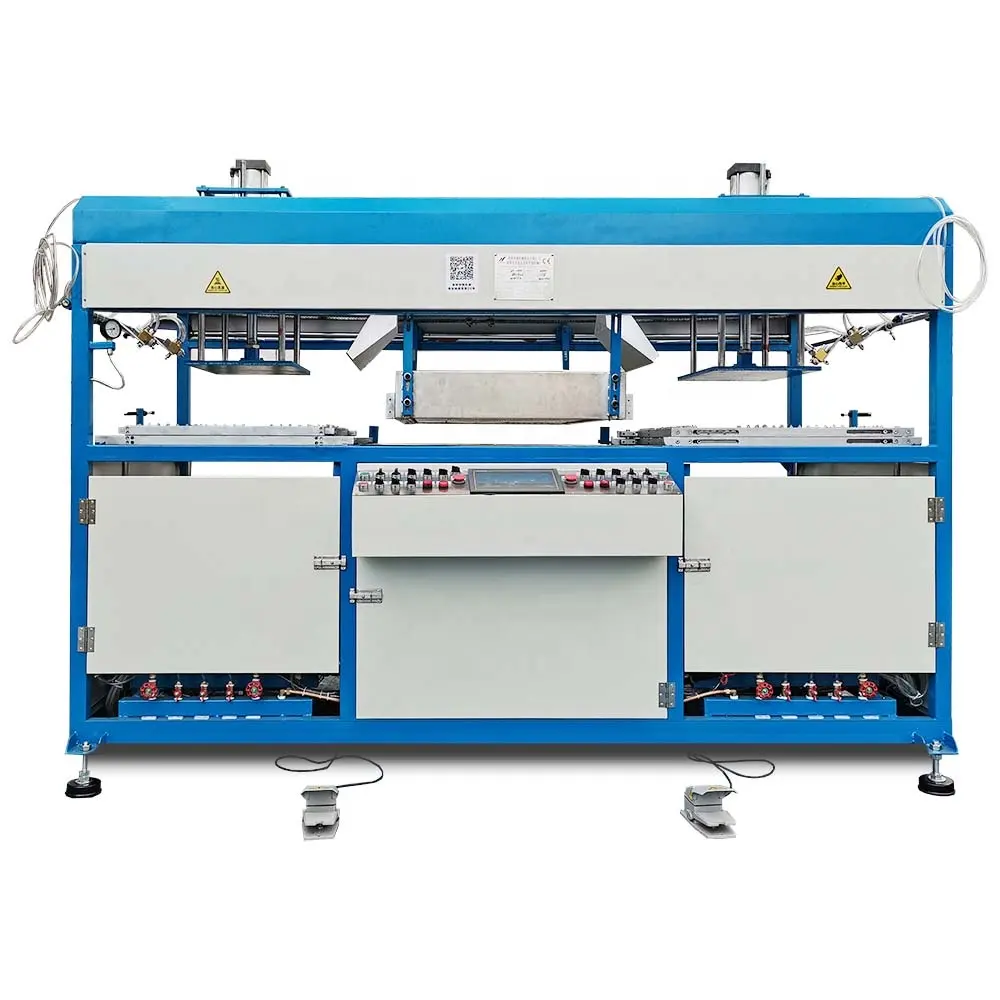 Vacuum forming machine for blister thermoforming toothbrush thermo mobile tray