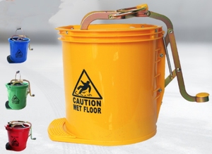 Vòng 15L nhựa Con lăn lau vắt xô với bàn đạp chân trên bánh xe bóp lau xô - Product Image 3