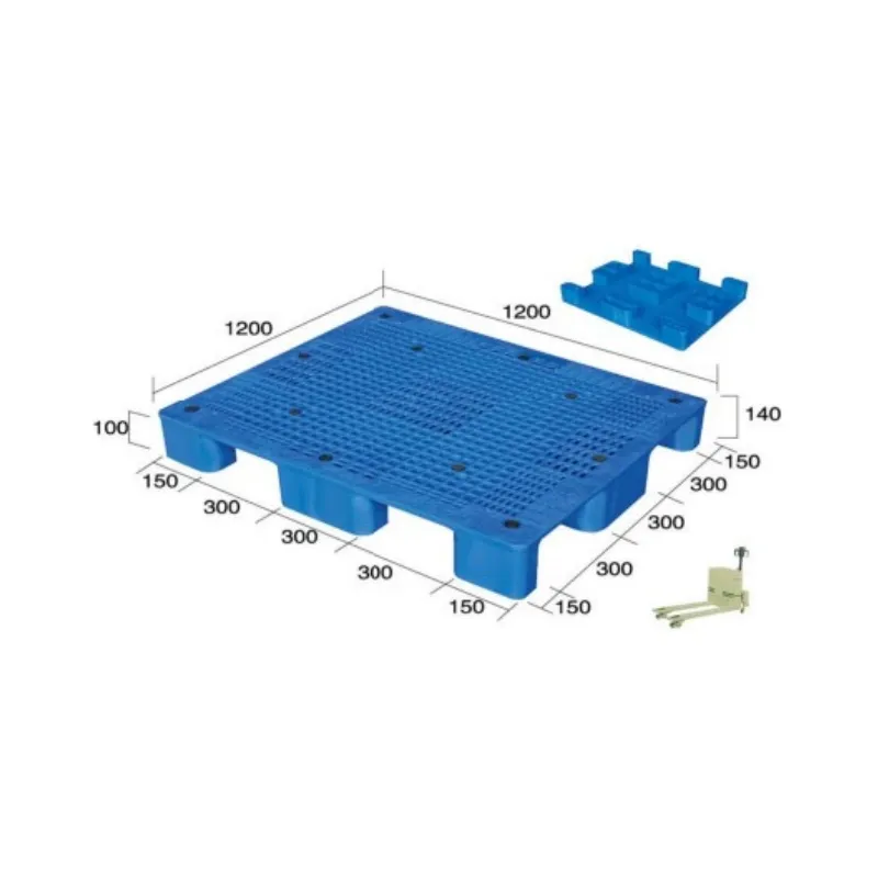 Zeer Verkopende Kunststof Europallet Duurzaam Massief Plat Rekken Kunststof Pallet