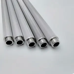 Sintered Wire Mesh LIANDA 316 Sintered Stainless Steel Weave Wire Mesh Filter Tube