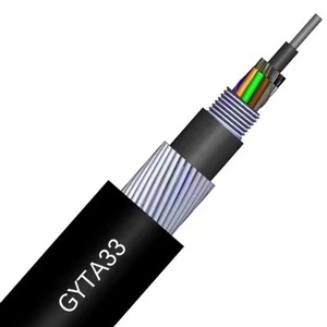 GYTA33 1000m直接埋葬光ファイバーケーブル強力厚い装甲水中ケーブル鋼線強度メンバー - Product Image 2