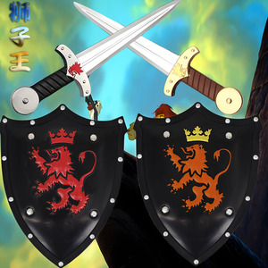 Niños Rey León Cosplay juguete espada escudo arma Combo PU goma niño pequeño escudo de espuma para jugar para Pequeños <span class=keywords><strong>guerreros</strong></span> - Product Image 1