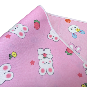 Tapis à <span class=keywords><strong>langer</strong></span> pour bébé réutilisables, écologiques, respirants, réversibles, en velours de cristal Minky, imperméables, personnalisés et bon marché - Product Image 5