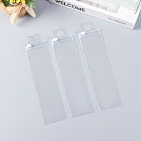 Sac à pinceaux cosmétiques personnalisé en EVA givré, réutilisable, anti-poussière, avec fermeture éclair, pour mascara et rouge à lèvres, recyclable et transparent – Meilleures ventes