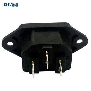 Prise de courant CA à trois broches, boîtier ignifuge, 5 prises, prise CN, cordon d'alimentation à trois fils, poignée de prise CA-04 - Product Image 2