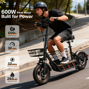 Nuevo Scooter Eléctrico Plegable 2026 con Llantas Neumáticas de 14 Pulgadas, Frenos Hidráulicos, Motor sin Escobillas de 600W, Carga de 120KG, Guardabarros Completos, Uso Todoterreno - Product Image 2