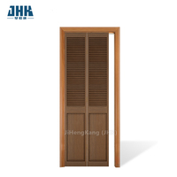 JHK Armoire persienne décorée en verre de haute qualité Porte intérieure en bois