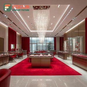 Muebles de Alta Gama para Joyería con Paneles de Vidrio Templado, Vitrina para Espacios de Boutique - Product Image 1