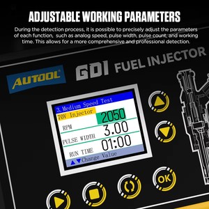 Autool เครื่องอ่านโค้ด6สูบ CT500 <span class=keywords><strong>gdi</strong></span>/efi/fei เครื่องทดสอบหัวฉีดน้ำมันเชื้อเพลิงเครื่องมือวินิจฉัย1ปี - Product Image 3