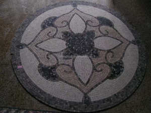<span class=keywords><strong>Mosaïque</strong></span> Murale Artistique Moderne en Marbre Faite à la Main, Motif Vague, Décoration Murale Intérieure en Pierre - Product Image 3