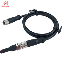 Connecteur circulaire étanche M8 M12 M15 2 3 4 5 broches IP67 Câble LED extérieur