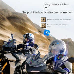 <span class=keywords><strong>Intercomunicador</strong></span> para Casco de Motocicleta Y13Pro, Auriculares Impermeables con Reducción de Ruido, Radio FM, Hecho en China, Marca Soft/Hard - Product Image 2