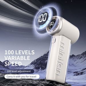 Travel Handheld Ac Operated Mist <b>Mini</b> Miniature Hand Blower Rechargeable Powered Electric Battery Conditioner Small <b>Fan</b> - Product Image 4