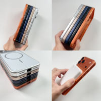 Coque de téléphone portable antichoc magnétique puissante avec panneau arrière mat intégral pour iPhone 14 15 16 17 Pro Max