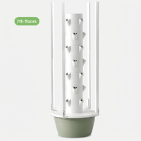 Systèmes de culture verticaux en colonne, kits complets de culture hydroponique en serre pour la croissance des plantes en ferme, en promotion