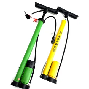 WHEEL UP 160PSI basınç göstergesi Presta ve Schrader el bisiklet zemin hava pompası için alüminyum alaşım MTB BMX ve yol bisiklet lastiği pompa
