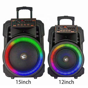 J1205 Haut-parleur de fête sur chariot avec basses puissantes, 12 pouces, dernier modèle, avec adaptateur - Product Image 5