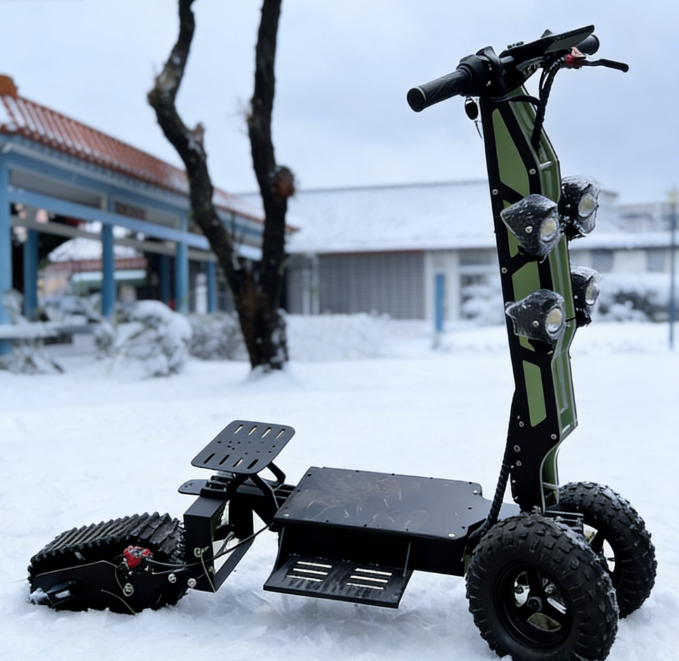 Electric Snow Scooter All Terrain DIY