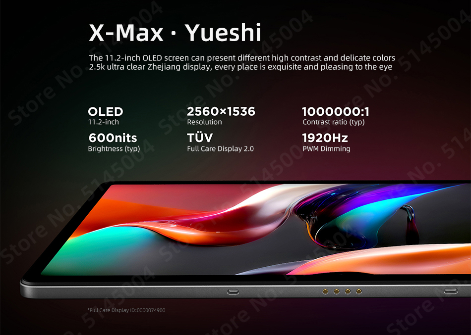 Androidタブレット本体 Lenovo Xiaoxin PadPro 2022 Snapdragon870 Lenovo Xiaoxin Pad Pro 2022 Tablet PC - 8GB, 8200mAh, OLED Display