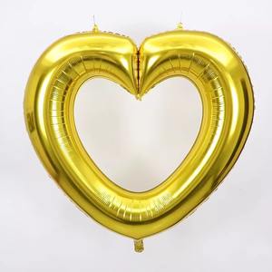 40 Inches Giant Hook Heart Foil <b>Balloons</b> Birthday Party Valentine'S Day Engagement Wedding Decorations Wedding Heart <b>Balloon</b> - Product Image 3