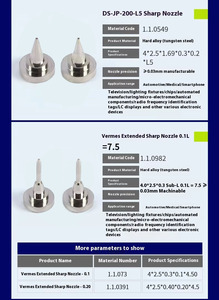 Boquilla de Válvula Piezoeléctrica Integrada de Acero de Tungsteno de 0.2mm para Micromecanizado CNC por <span class=keywords><strong>VERMES</strong></span> - Product Image 5