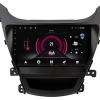 Lecteur DVD de voiture Android 14 avec écran tactile 9 pouces UPsztec 1080p pour Hyundai Elantra Series avec GPS