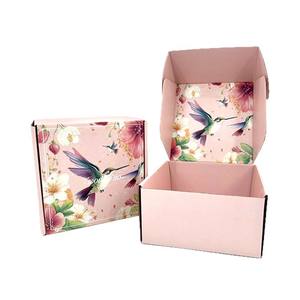 Boîte d'expédition en carton ondulé personnalisée, résistante aux déchirures, pour colis aériens et expéditions quotidiennes - Product Image 1