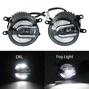 Giá bán buôn 3.5 inch 10 wát LED Sương Mù Ánh sáng 90 mét Đèn lái xe với <span class=keywords><strong>DRL</strong></span> Kit cho Jeep điều kiện mới - Product Image 1