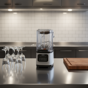 เครื่องปั่นเชิงพาณิชย์ Vevor ขนาด 68 ออนซ์ 9 ระดับความเร็ว สแตนเลสสตีล สำหรับปั่นเชค สมูทตี้ และบดน้ำแข็ง - Product Image 2