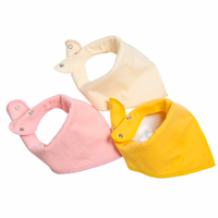 Vente en gros en Chine produits de sublimation mousseline unie imperméable bave d'enfants pour bavoirs en coton biologique pour bébé