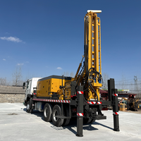 Foreuse de puits d'eau intégrée pour camion à couple élevé de 11000 N.M, machine de forage pneumatique de 300 m