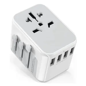 带智能ic USB插头适配器的迷你电气插头和插座通用旅行适配器