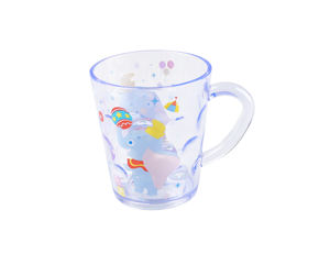 Ensemble de vaisselle transparente <span class=keywords><strong>Disney</strong></span> <span class=keywords><strong>Dumbo</strong></span> & Cendrillon pour enfants, tasses en cristal pour boire de l'eau et du jus, tasses amusantes pour enfants - Product Image 2