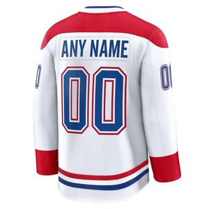 Maillot de hockey sur glace des Canadiens de Montréal # 14 Suzuki # 13 Caufield # 48 Hutson # 20 Slafkovsky # 93 Demidov Personnalisé 100% Polyester - Product Image 2