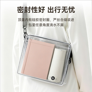 Tasse chauffante compacte 600 ml, bouteille isotherme légère 300 W <span class=keywords><strong>avec</strong></span> adaptateur de tension pour <span class=keywords><strong>voyage</strong></span>, déplacement professionnel, <span class=keywords><strong>vol</strong></span>, avion - Product Image 5