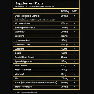 OEM Private Label cervo Placenta estratto integratore Softgel Capsule pillole - Product Image 3