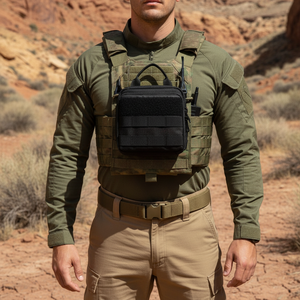 Sac tactique Molle, grande trousse de premiers secours portable, pochette médicale multifonction, nylon durable, rangement extérieur - Product Image 1