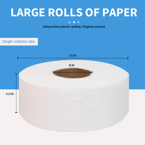 Fournisseur chinois durable, rouleaux de <span class=keywords><strong>papier</strong></span> toilette à usage unique, emballage élégant, sans danger pour la peau, rouleaux de <span class=keywords><strong>papier</strong></span> de grande taille - Product Image 4