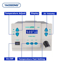 Station de Dessoudage à Air Chaud YAOGONG 861DW 1000W, Machine de Retouche CMS à Mise en Veille Automatique et Réglage Rapide pour Réparation de Téléphones Mobiles