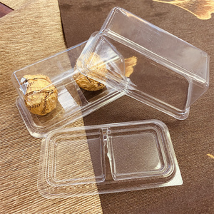 Caja de paquete de chocolate rectangular transparente personalizada de fábrica <span class=keywords><strong>Ferrero</strong></span> transparente 2 compartimentos embalaje de bolas de chocolate - Product Image 6