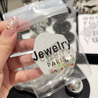 Vente en gros Petit sac zip-lock transparent en PVC pour boucles d'oreilles montres lunettes bijoux en pierres précieuses emballage Petites pochettes à fermeture éclair