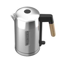 Hervidor de Agua Eléctrico Térmico de Acero Inoxidable de 1.7L para Cocina, Electrodomésticos para el Hogar Hotsy