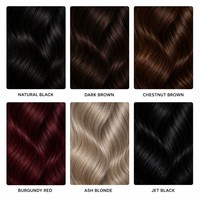 Krim Pewarna Rambut Permanen Bebas Amonia Natural Essence dengan Kuas Aplikasi, Menutupi Uban 100% Semua Jenis Rambut, Label Pribadi