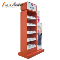 Design personnalisé vernis à ongles plexiglas vitrine de comptoir de beauté cosmétiques acrylique présentoir